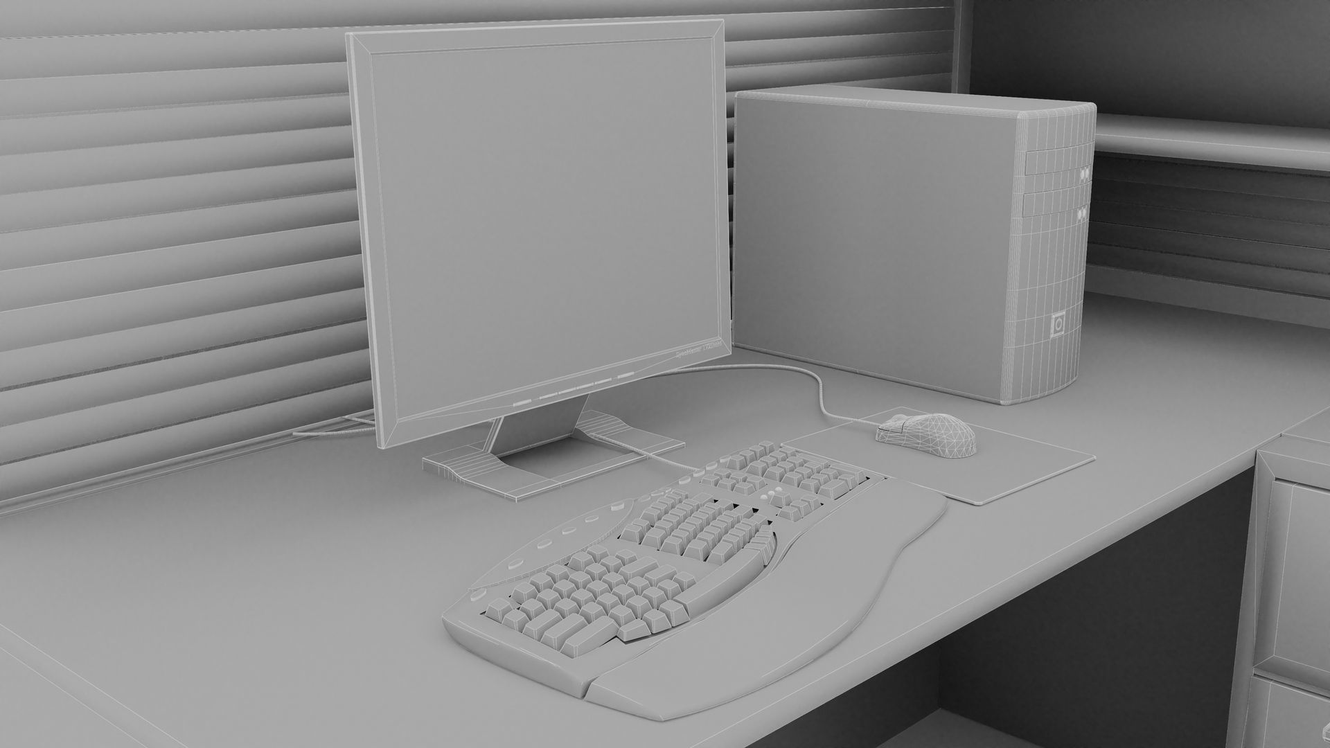 Workstation 4K 3D model_9
