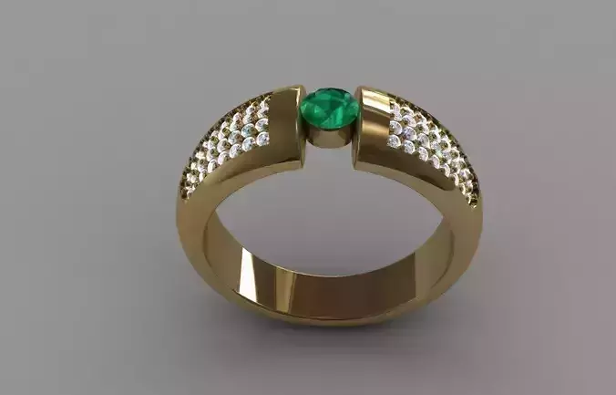 Ring with diomonds