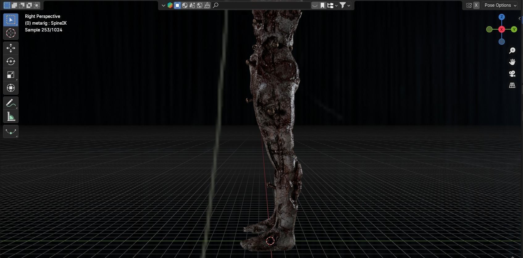 Lethal Company Coil Head Low-poly 3D model_13