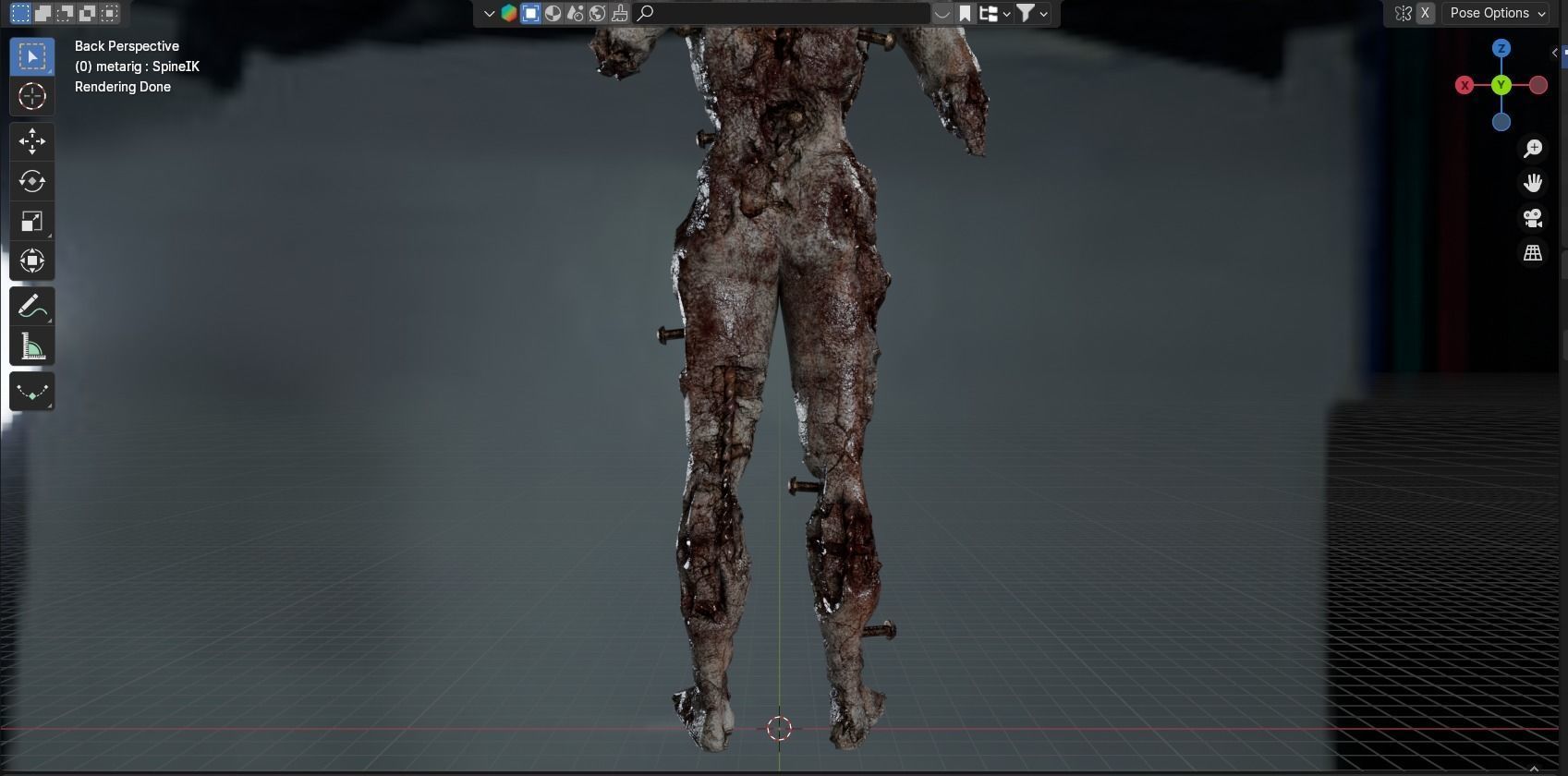 Lethal Company Coil Head Low-poly 3D model_14