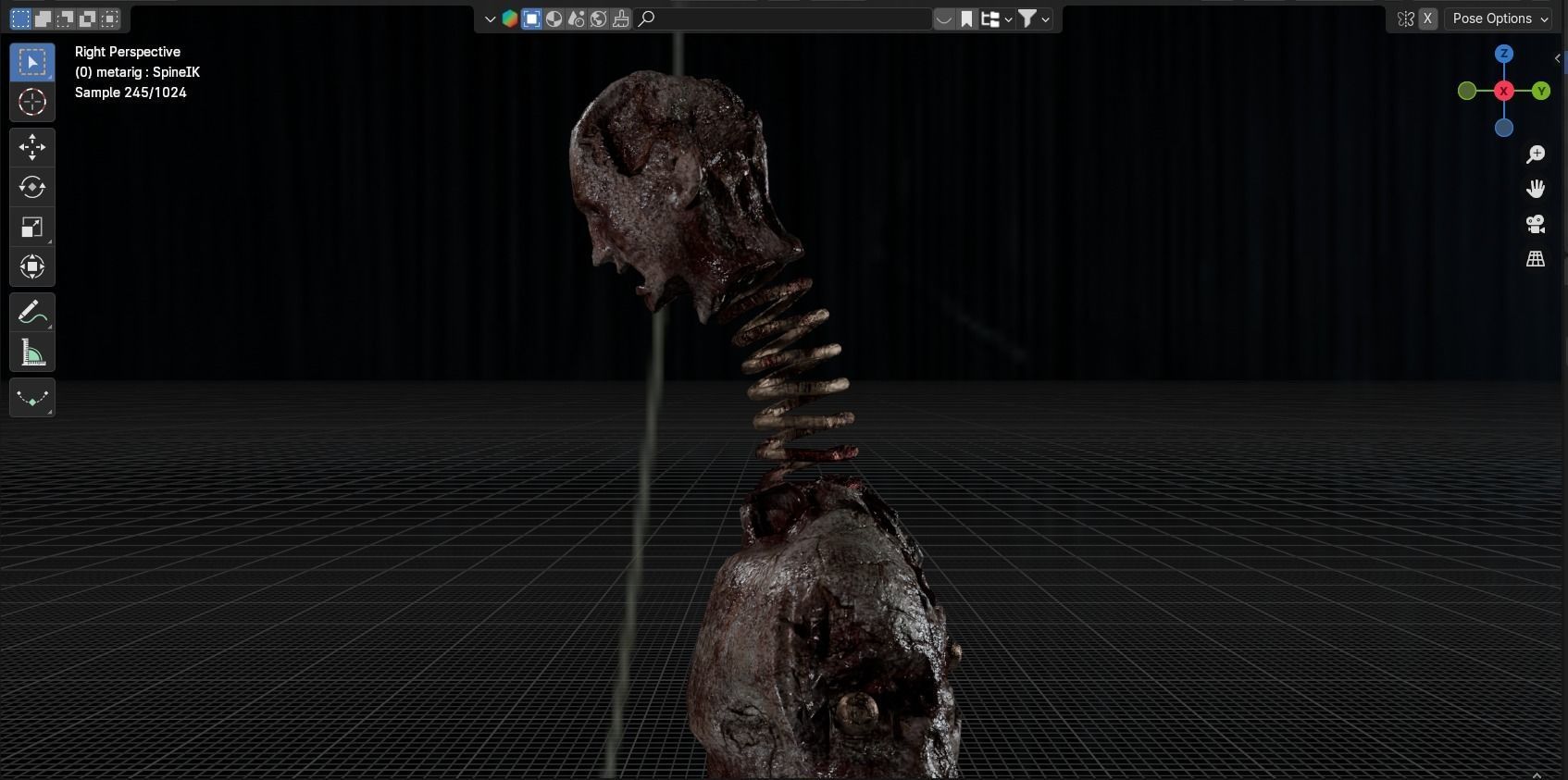 Lethal Company Coil Head Low-poly 3D model_1