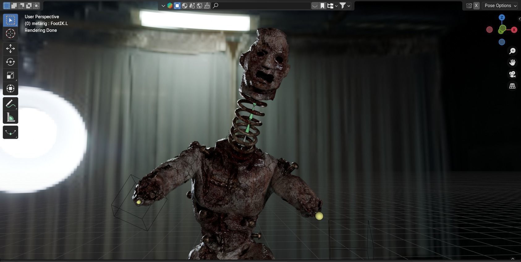 Lethal Company Coil Head Low-poly 3D model_43