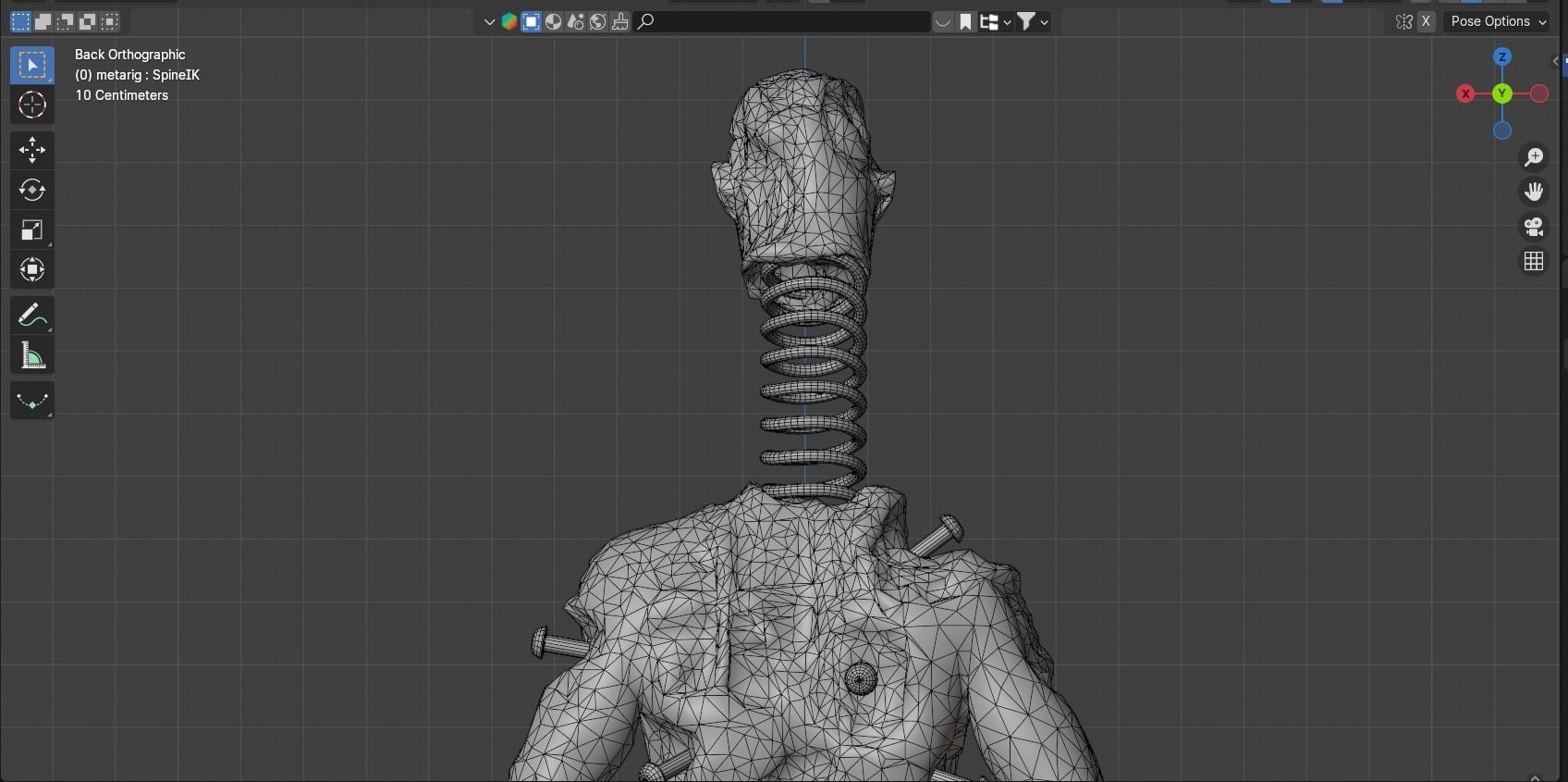 Lethal Company Coil Head Low-poly 3D model_10