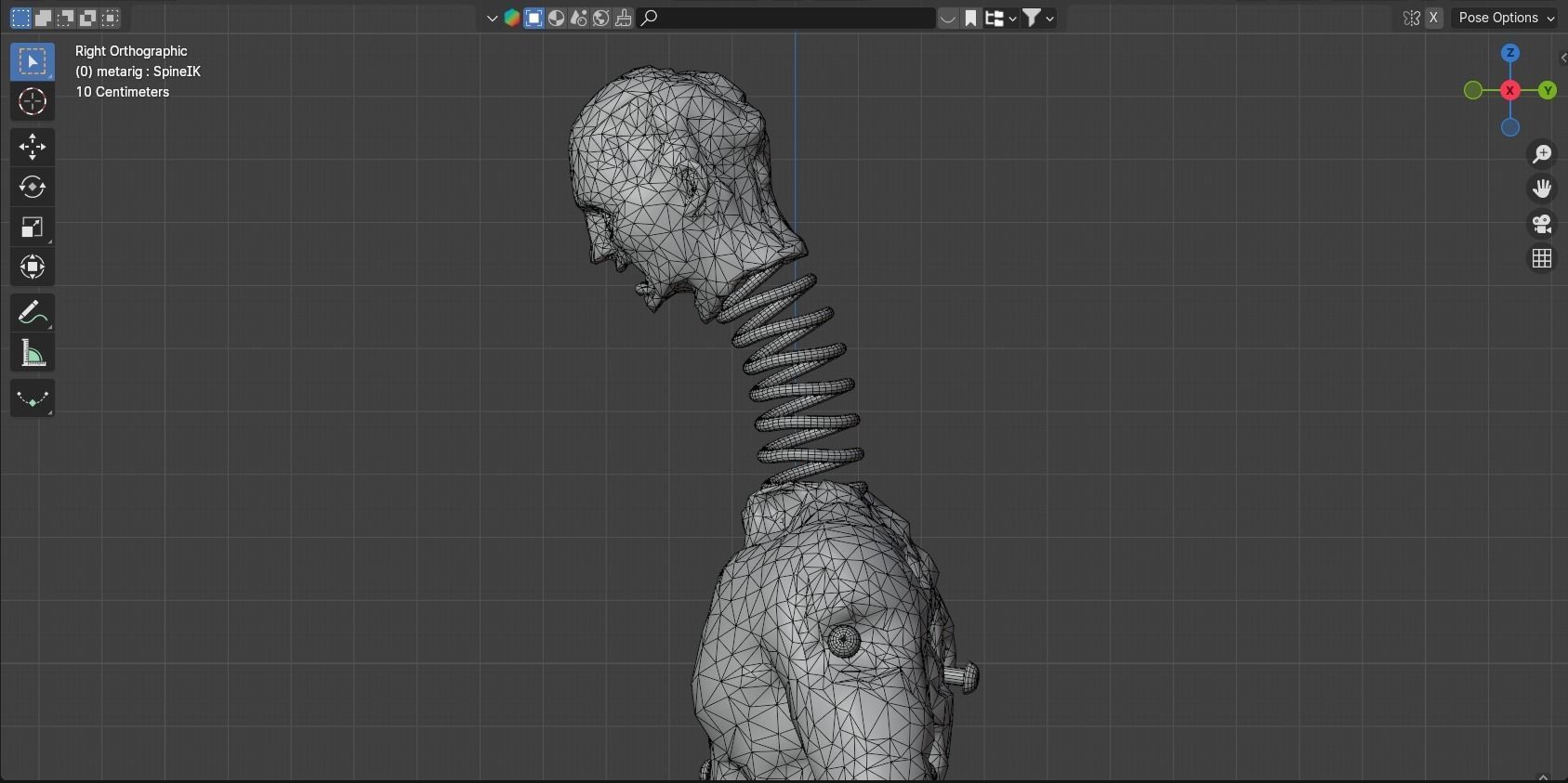 Lethal Company Coil Head Low-poly 3D model_9