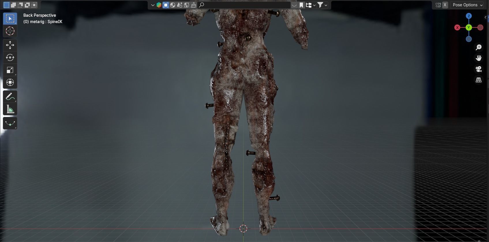 Lethal Company Coil Head Low-poly 3D model_21