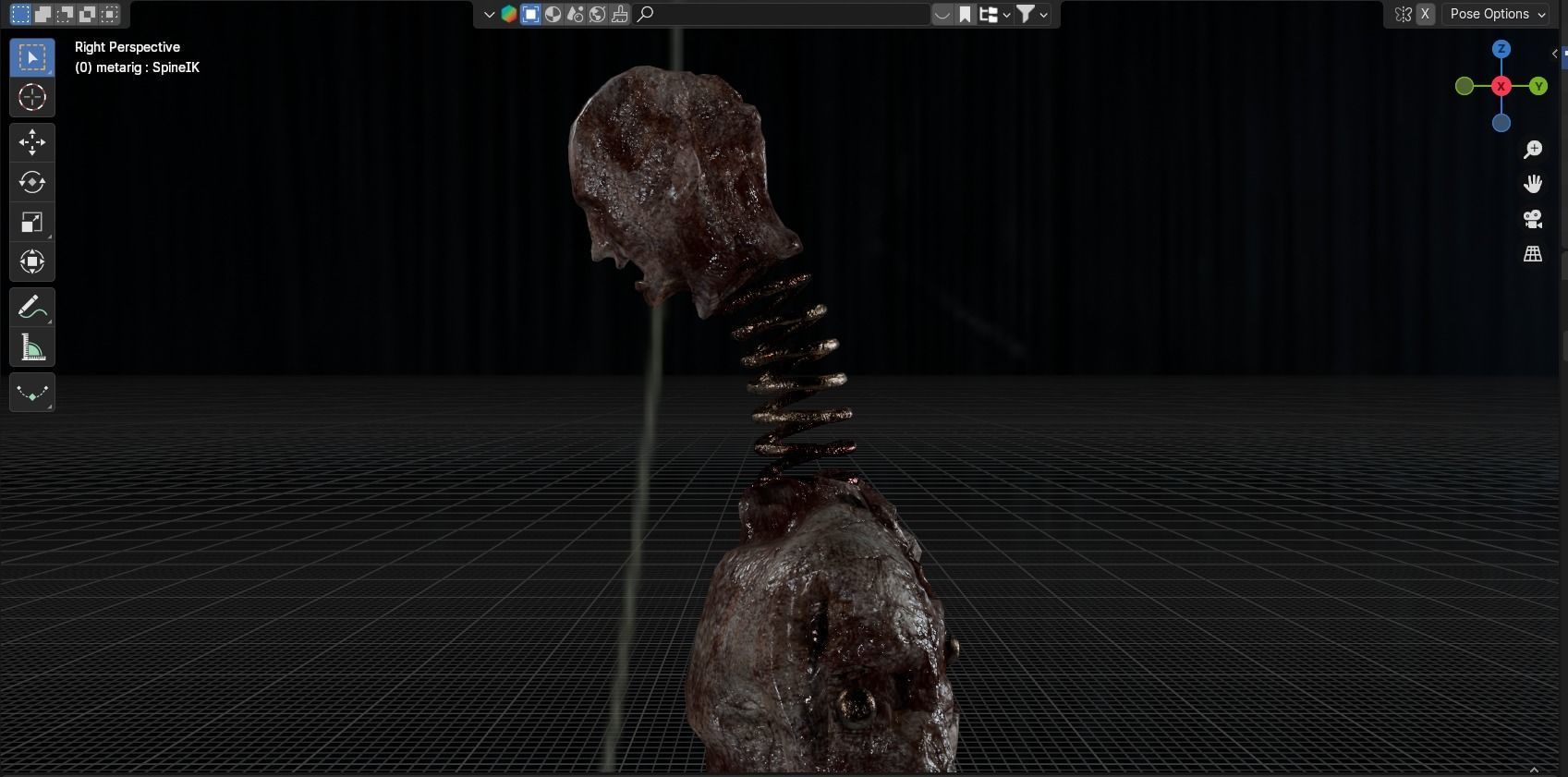 Lethal Company Coil Head Low-poly 3D model_5