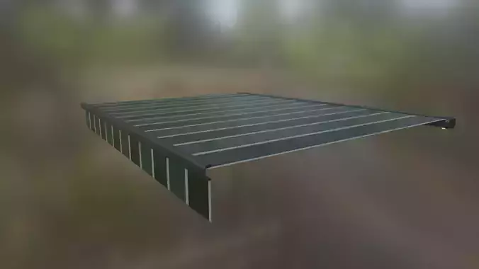 Awning Canopy with rig system 3D model
