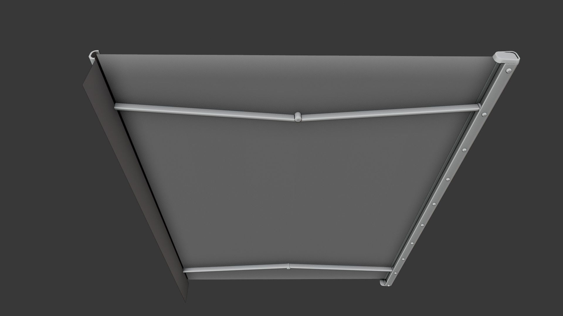Awning Canopy with rig system 3D model_5