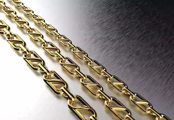 Oval Slot Chain Link Hermes