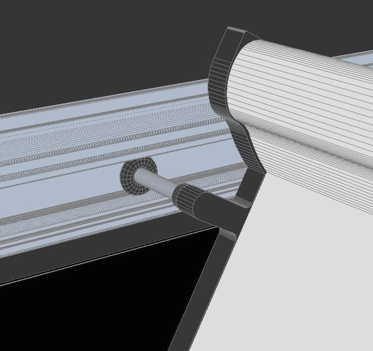 Bioclimatic pergola 3D model_5