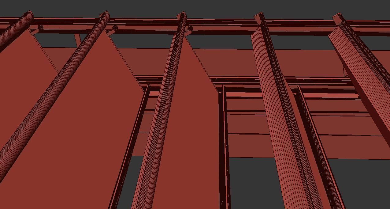 Bioclimatic pergola 3D model_4