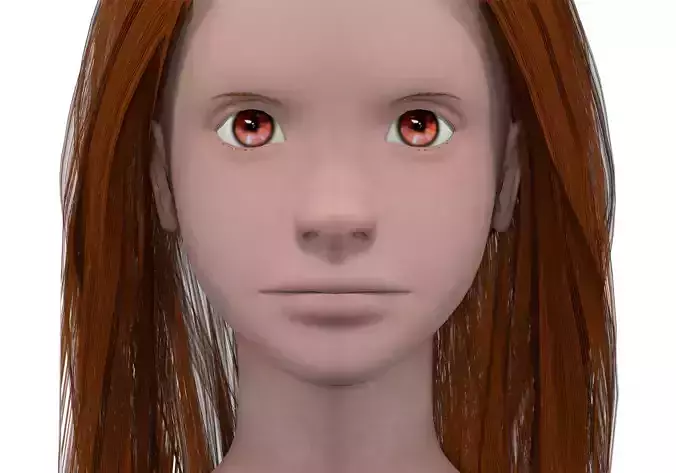 Girl with brown hair