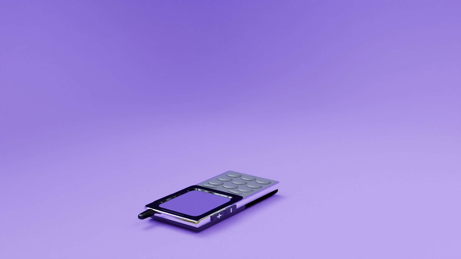 Transforming Phone Robot  Futuristic 3D Model  Low-poly 3D model_1