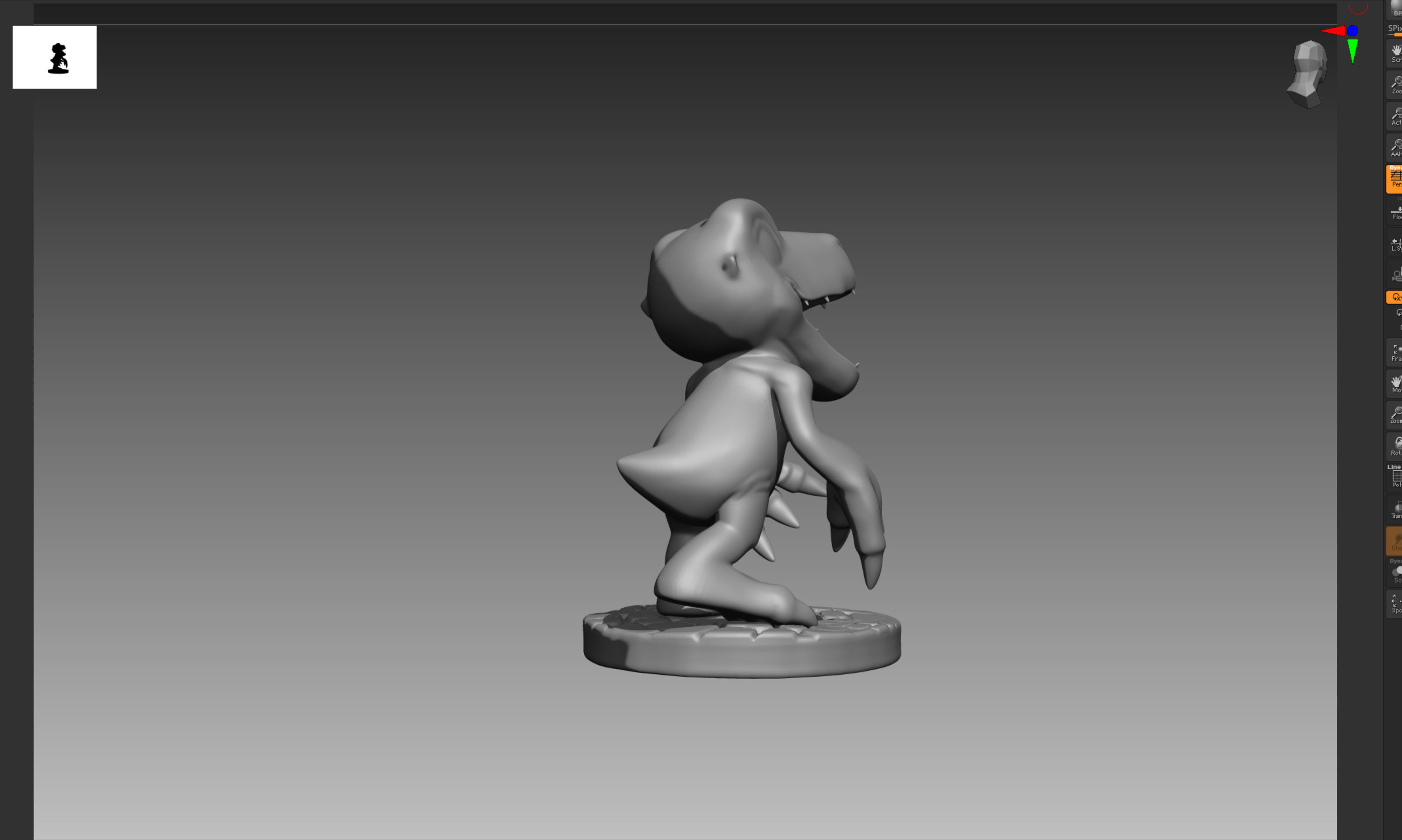 Agumon Digimon 3D print OBJ STL 3D print model_9