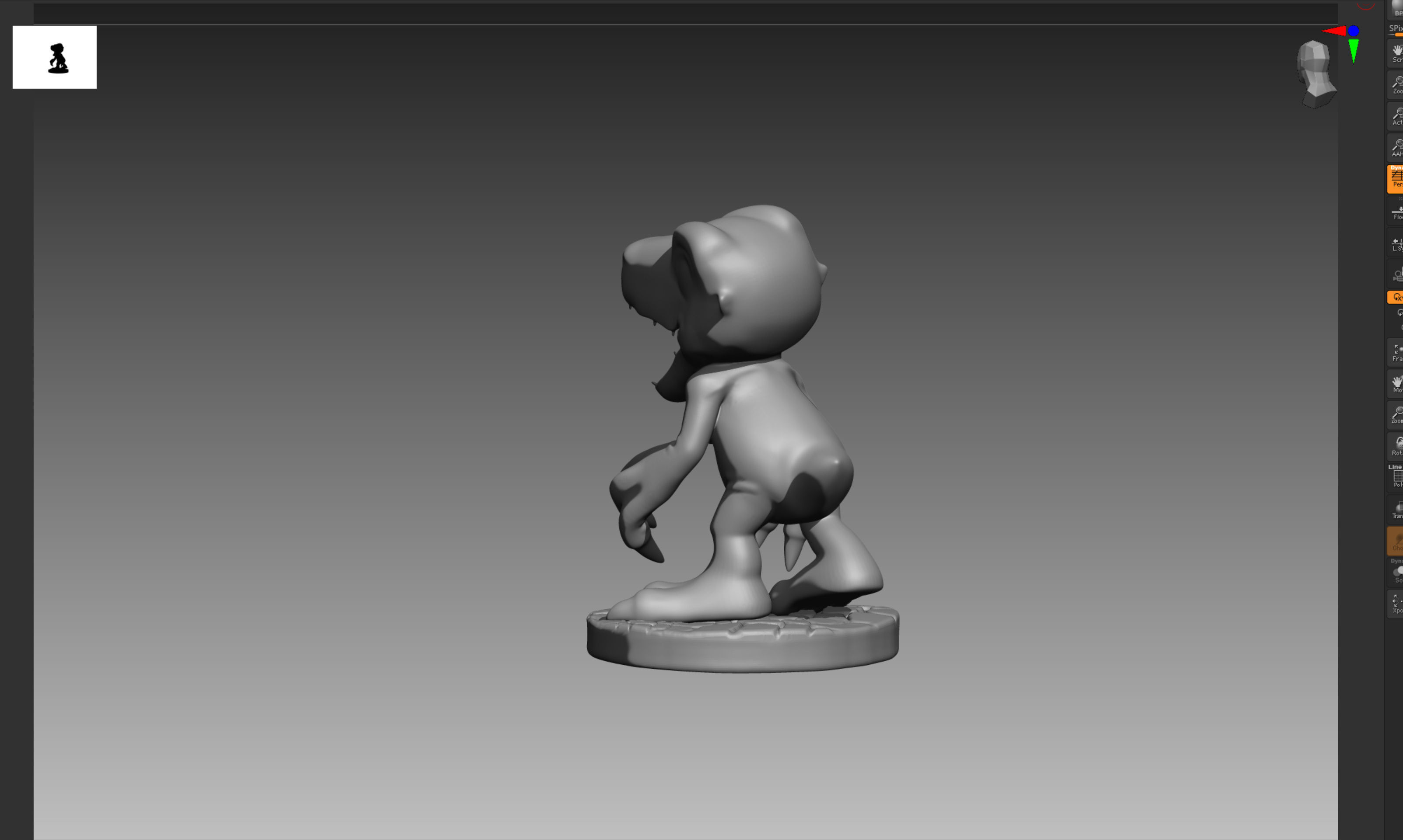 Agumon Digimon 3D print OBJ STL 3D print model_7