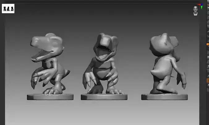 Agumon Digimon 3D print OBJ STL 3D print model
