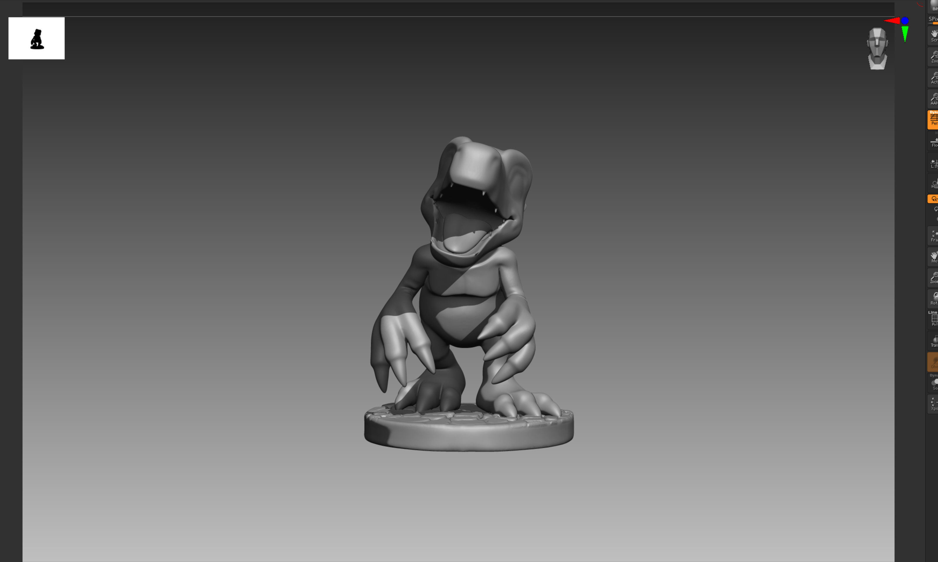 Agumon Digimon 3D print OBJ STL 3D print model_4
