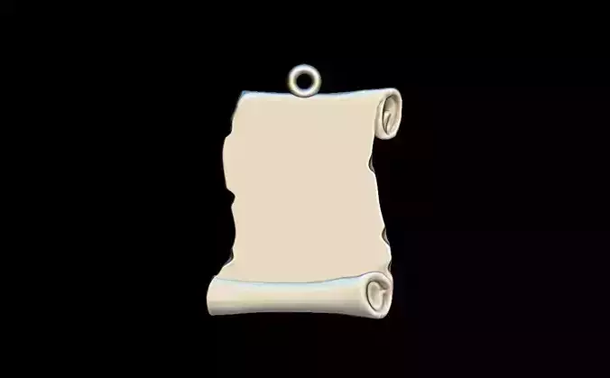  PARCHMENT PENDANT 3D print model