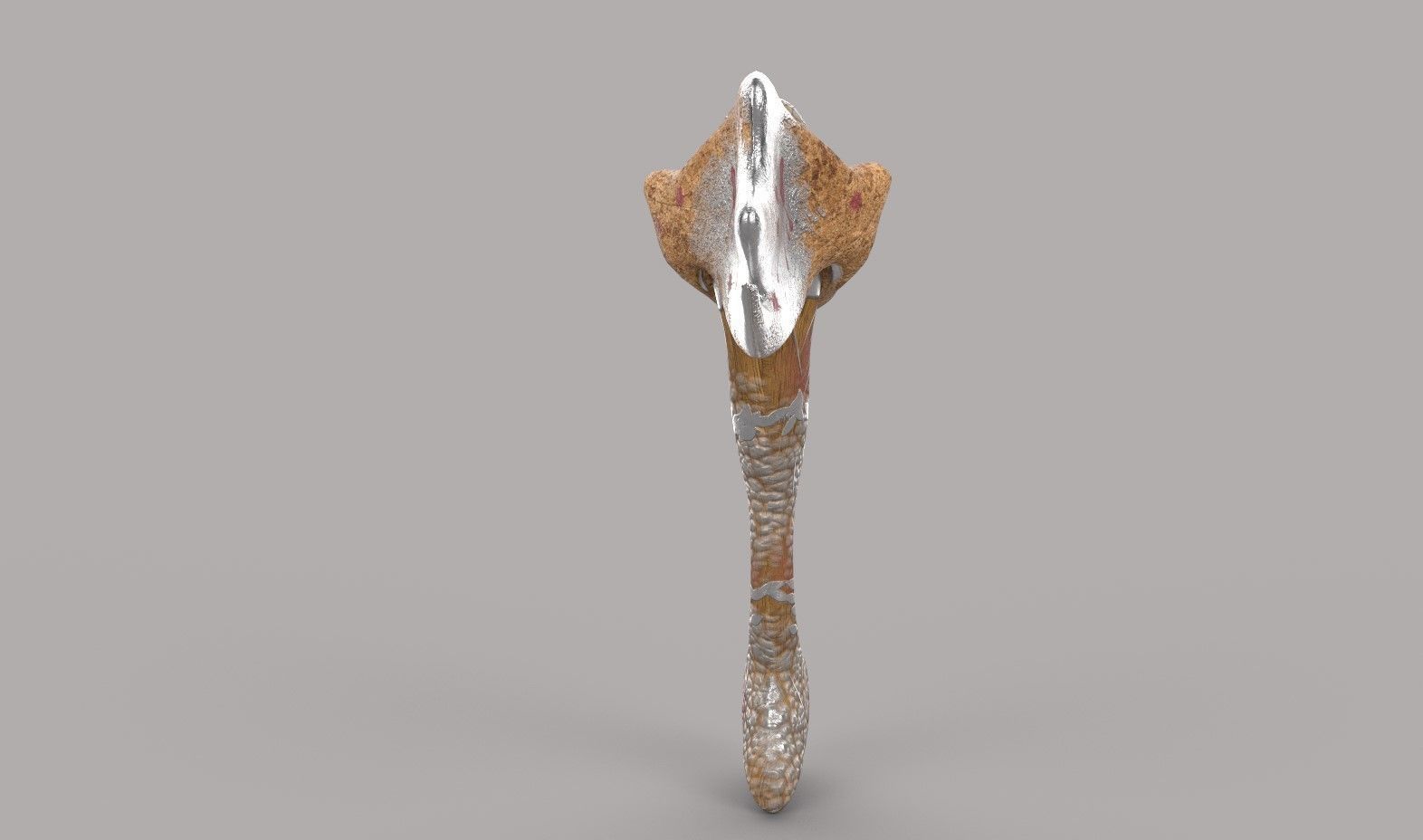 Hammer  Low-poly 3D model_4