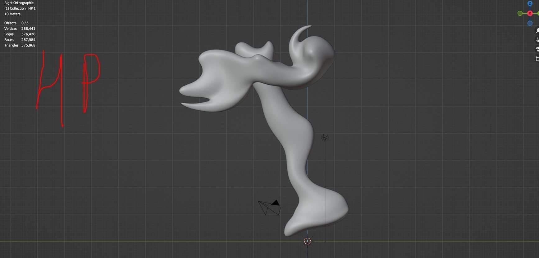 Hammer  Low-poly 3D model_21