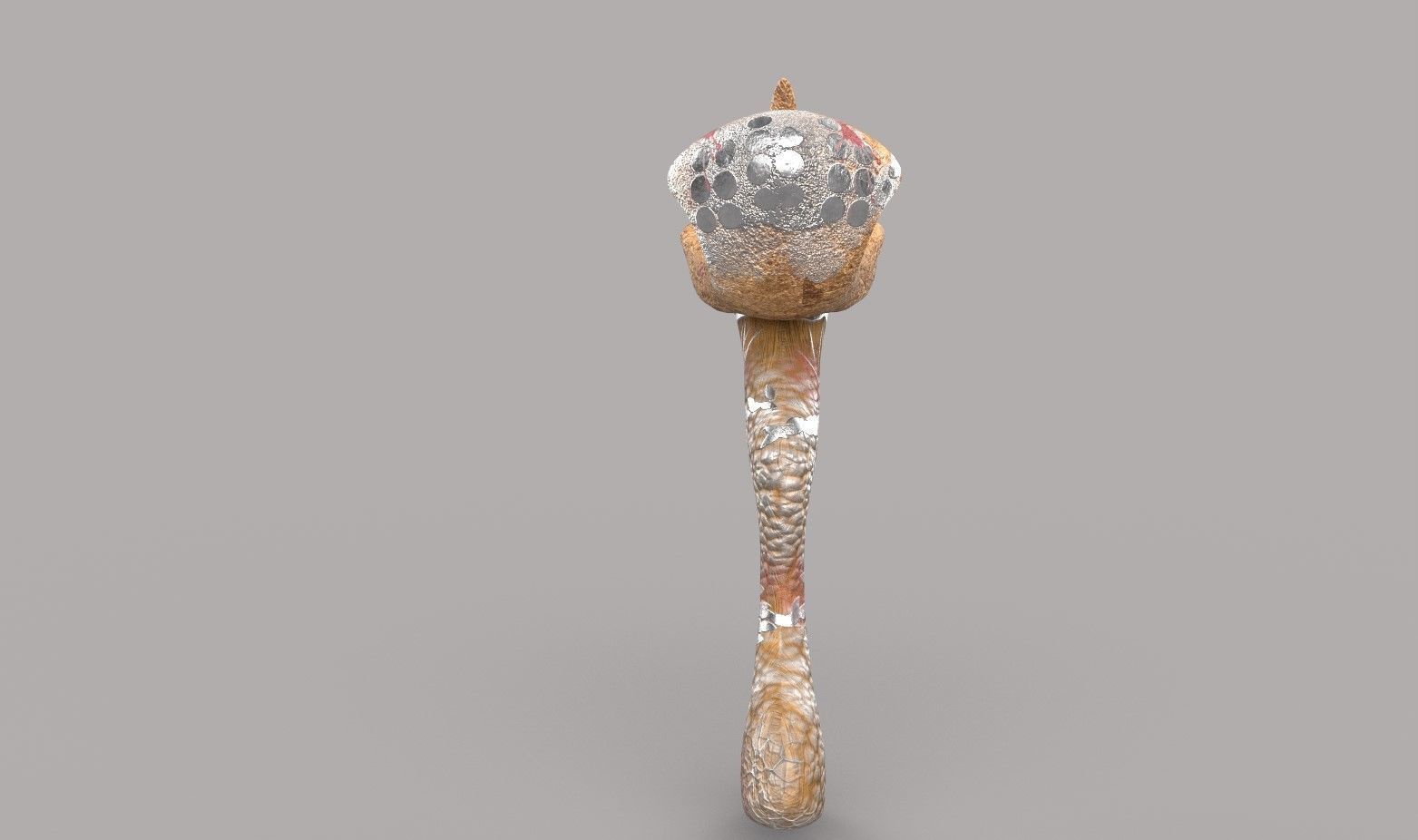 Hammer  Low-poly 3D model_9