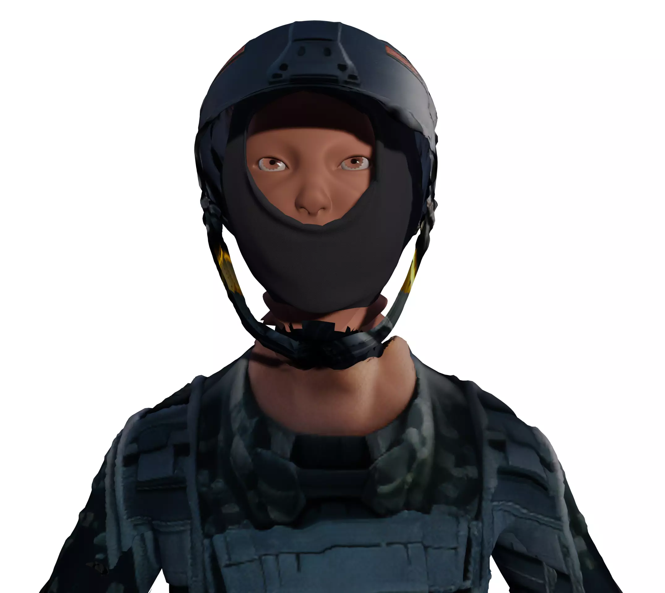 Special Ops Advanced Body mesh Free low-poly 3D model