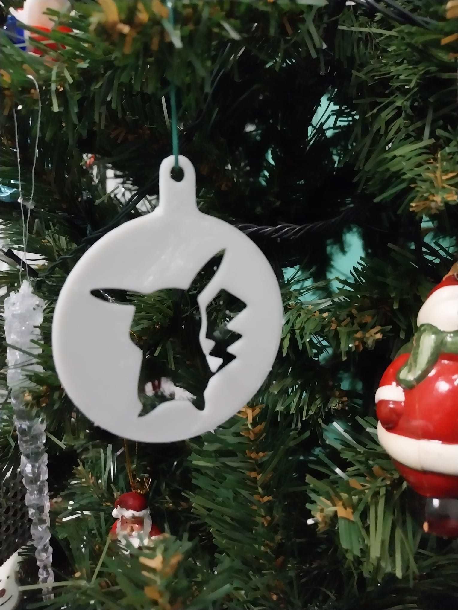 Christmas decoration Pikachu 3D print model_1