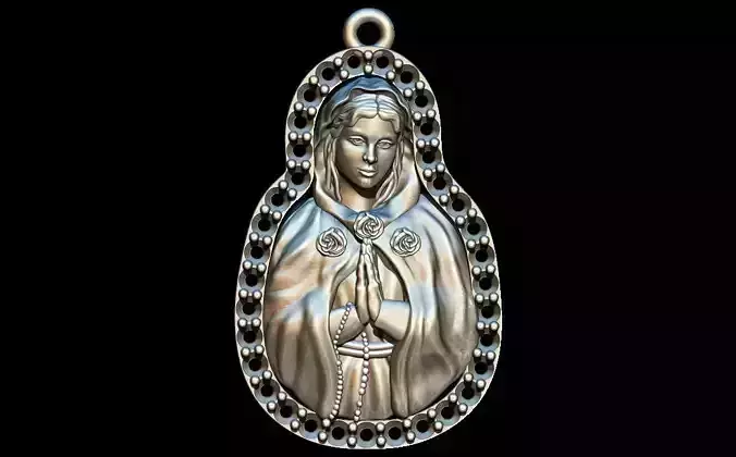 Virgen de Montechiari - Rosa Mystica 3D print model