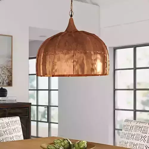 Dlyla Light Copper Single Pendant