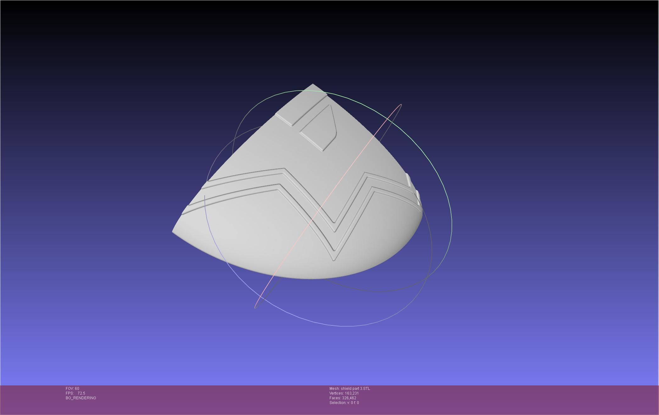 Dr Stone Kohaku Shield Update Printable Model 3D print model_49