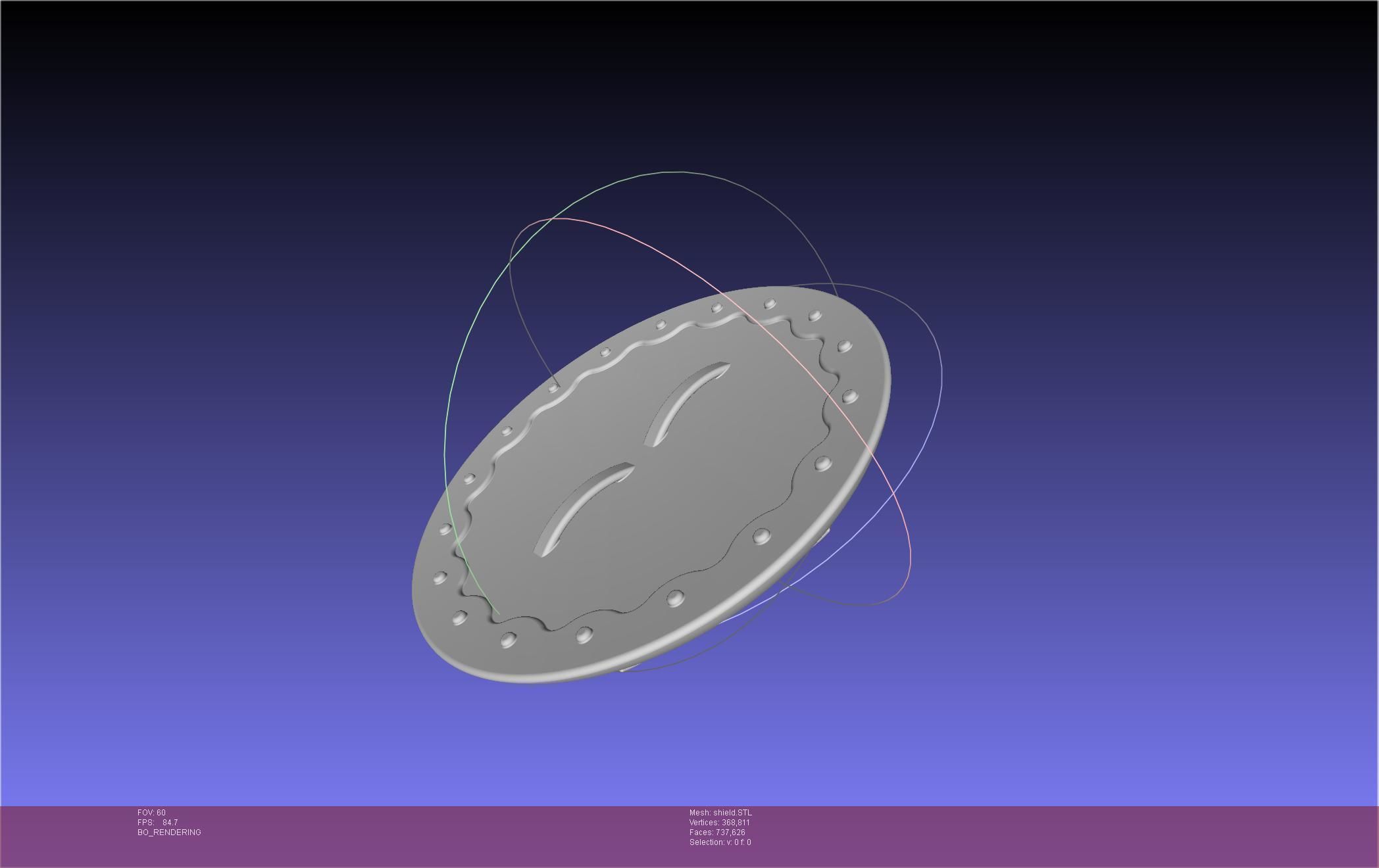 Dr Stone Kohaku Shield Update Printable Model 3D print model_8