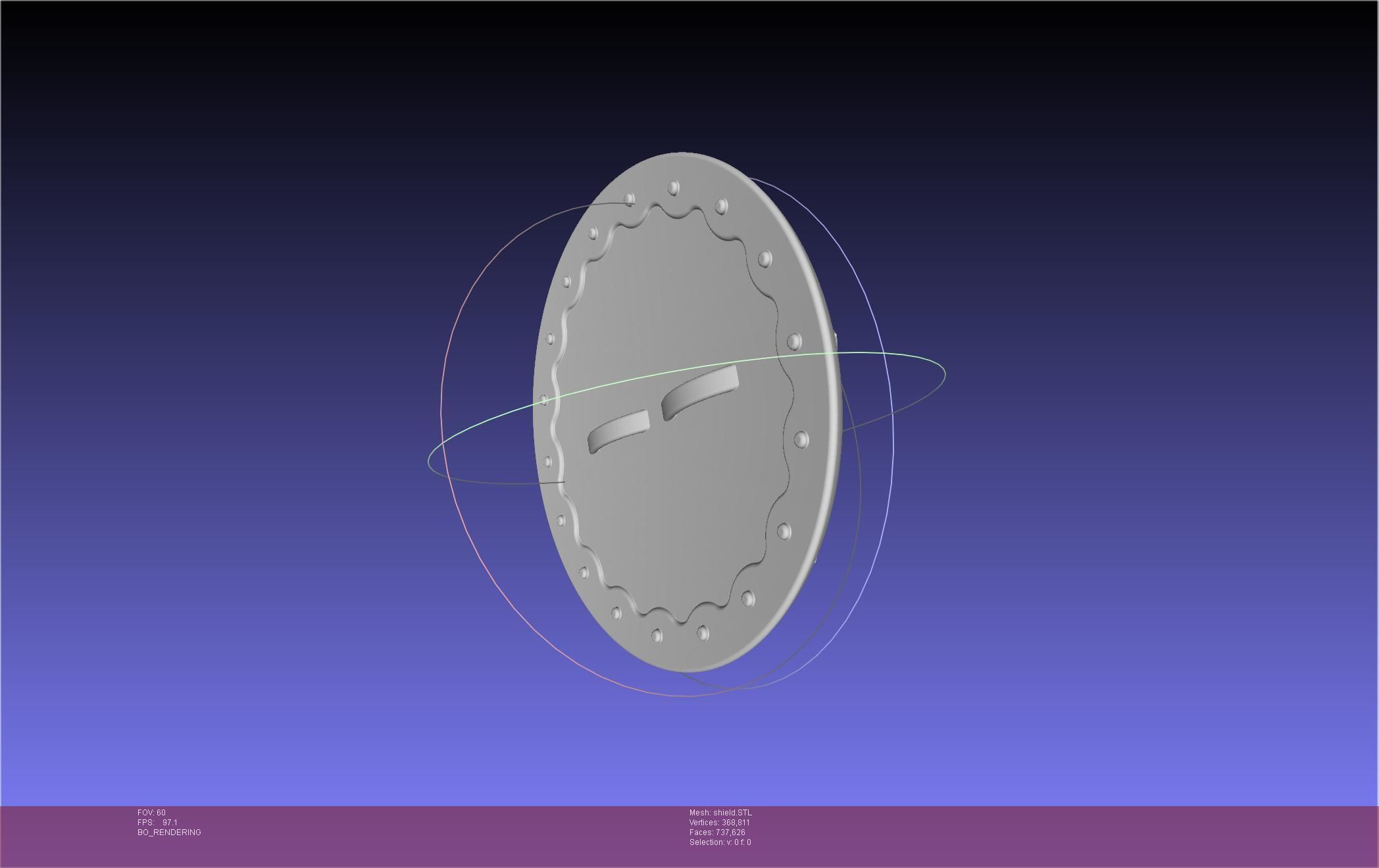 Dr Stone Kohaku Shield Update Printable Model 3D print model_7