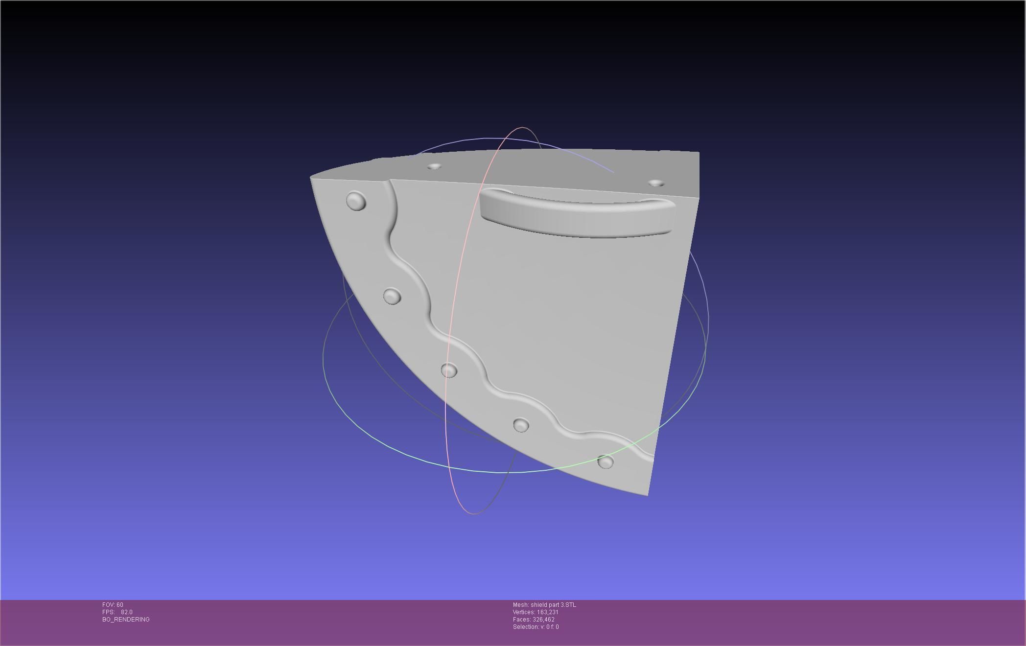 Dr Stone Kohaku Shield Update Printable Model 3D print model_47