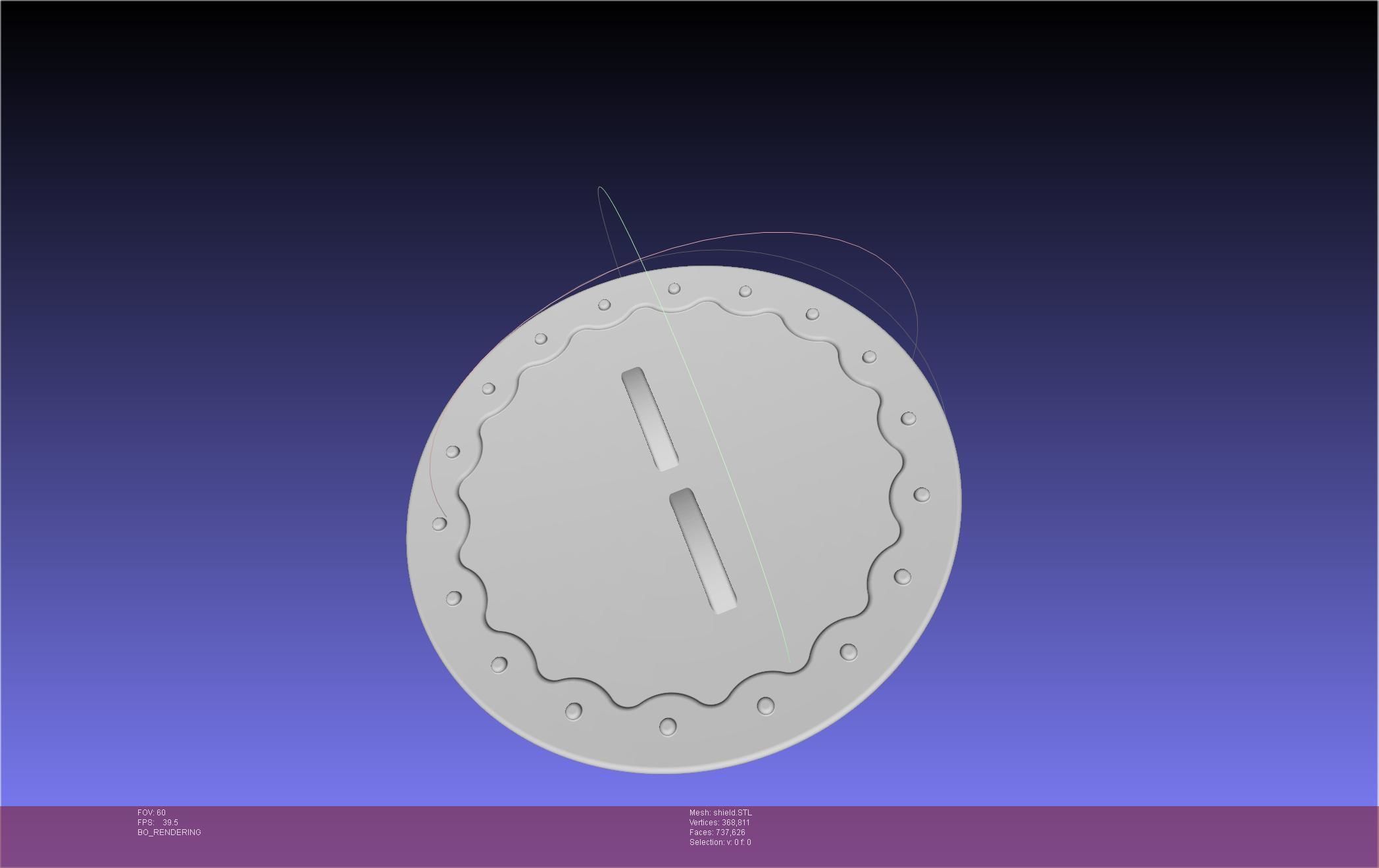 Dr Stone Kohaku Shield Update Printable Model 3D print model_9