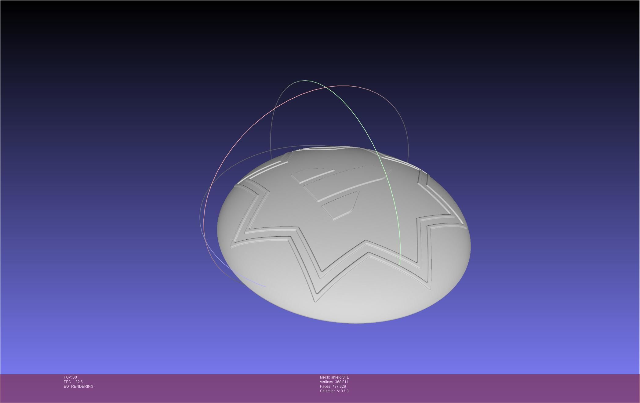 Dr Stone Kohaku Shield Update Printable Model 3D print model_3