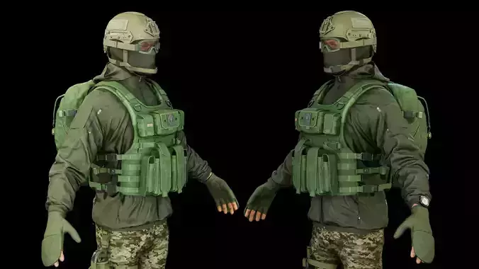 Infantry Army Soldier Full Tactical Armor