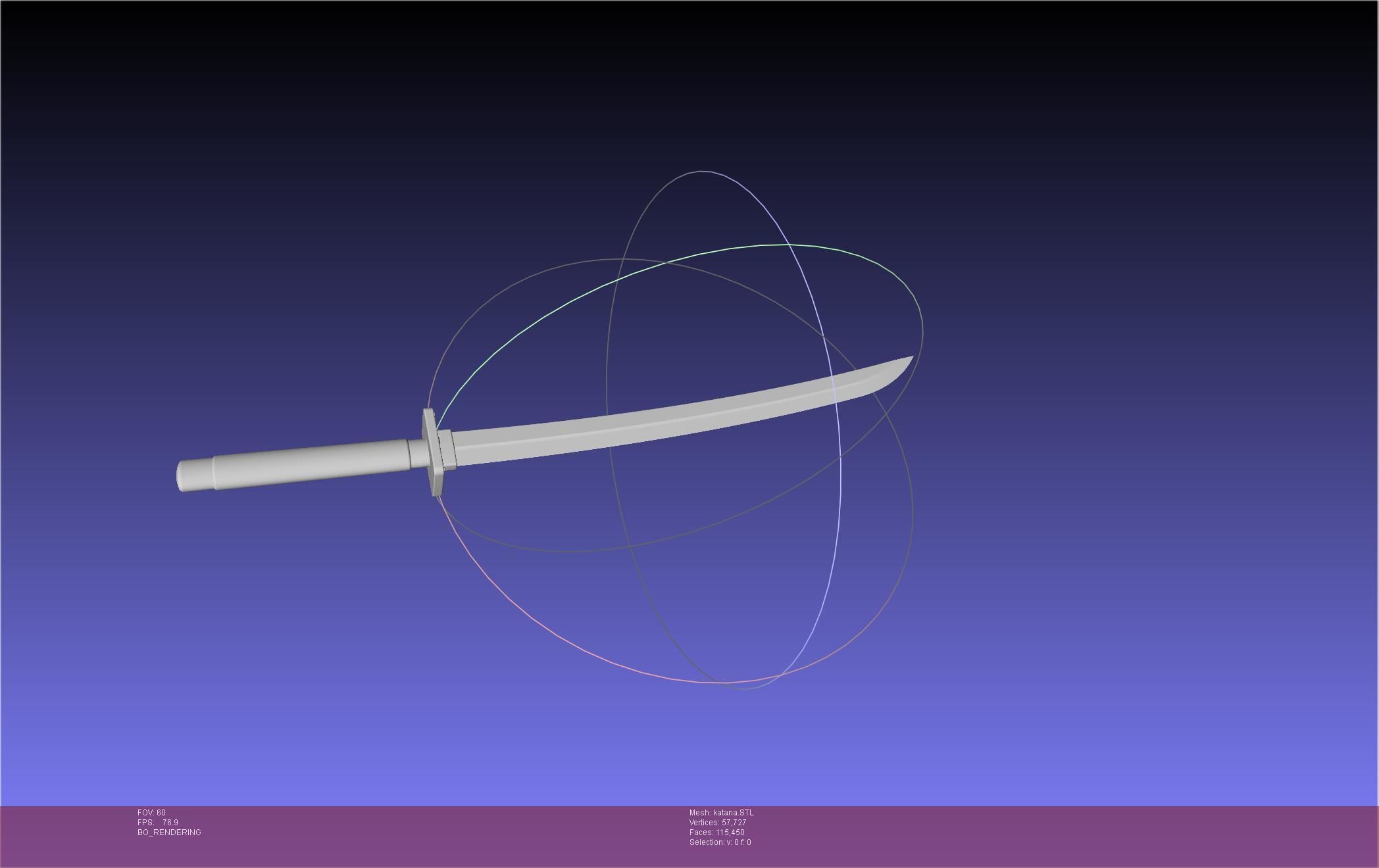 Dr Stone Katana Printable Assembly 3D print model_15