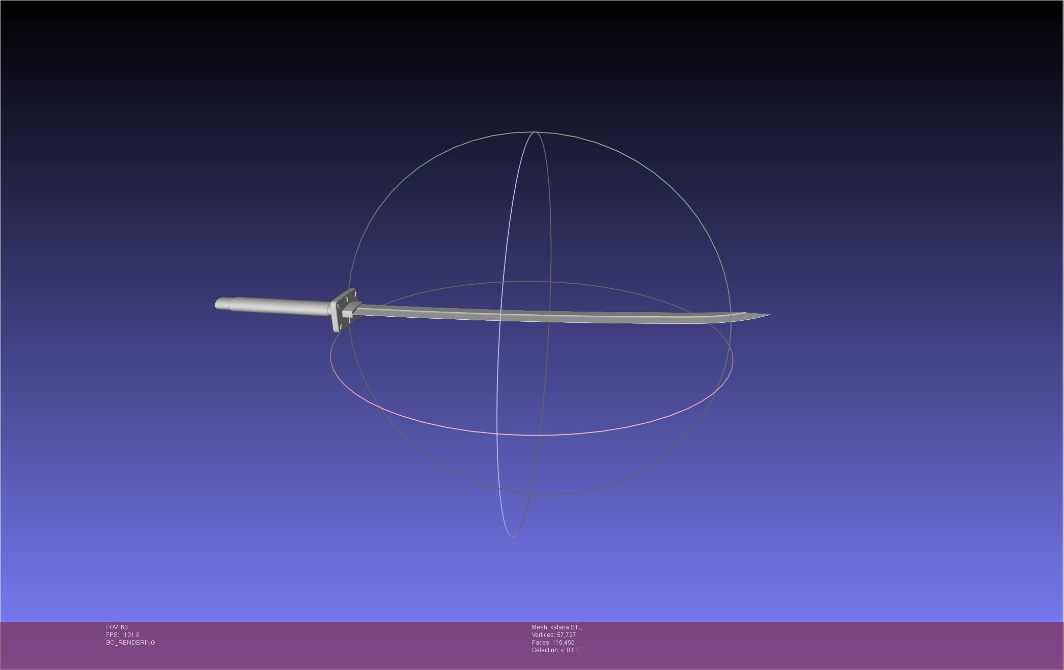 Dr Stone Katana Printable Assembly 3D print model_4