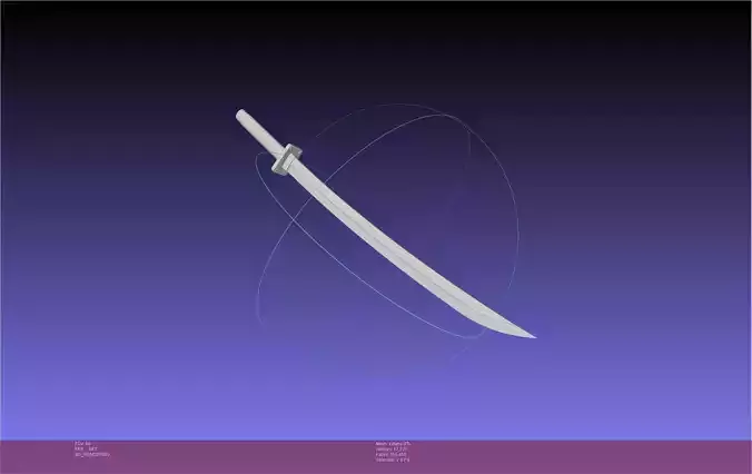 Dr Stone Katana Printable Assembly 3D print model