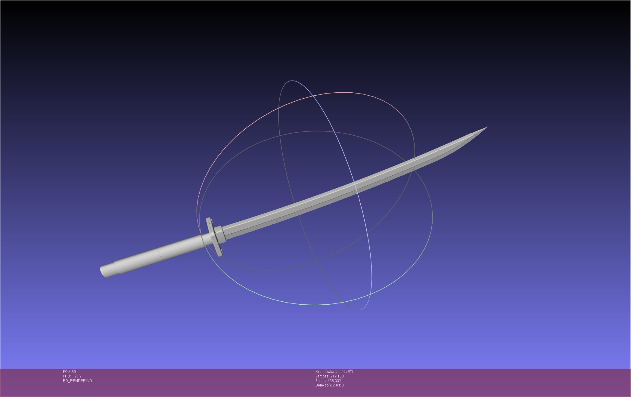 Dr Stone Katana Printable Assembly 3D print model_21