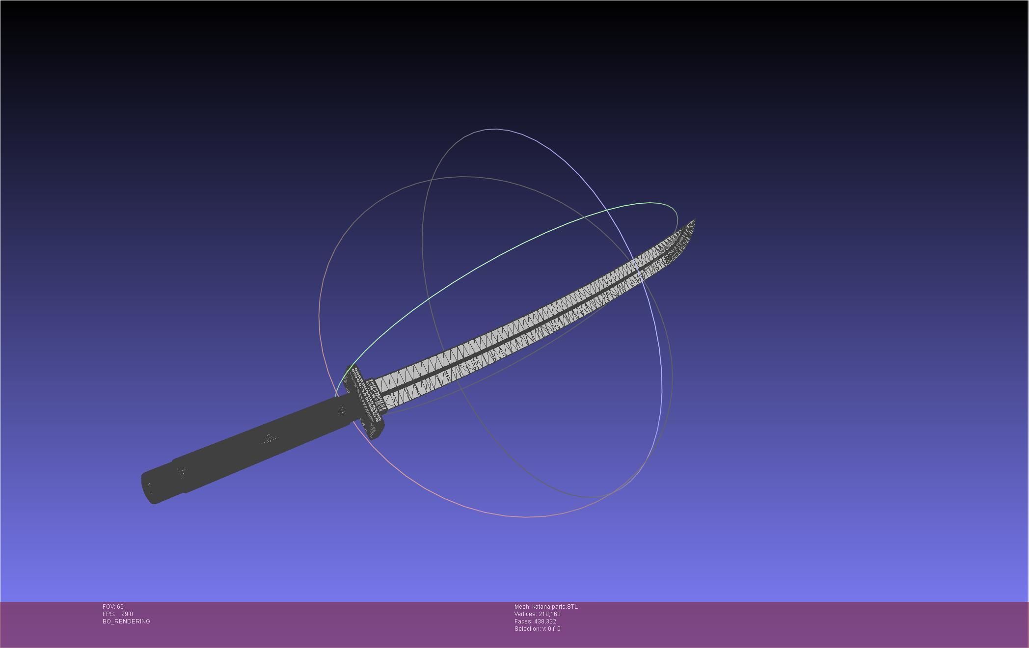 Dr Stone Katana Printable Assembly 3D print model_24