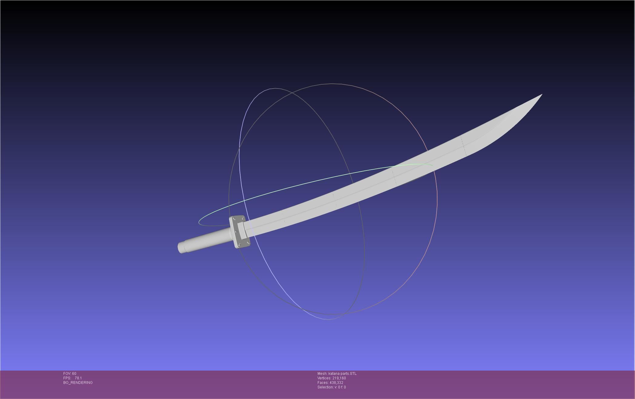 Dr Stone Katana Printable Assembly 3D print model_20