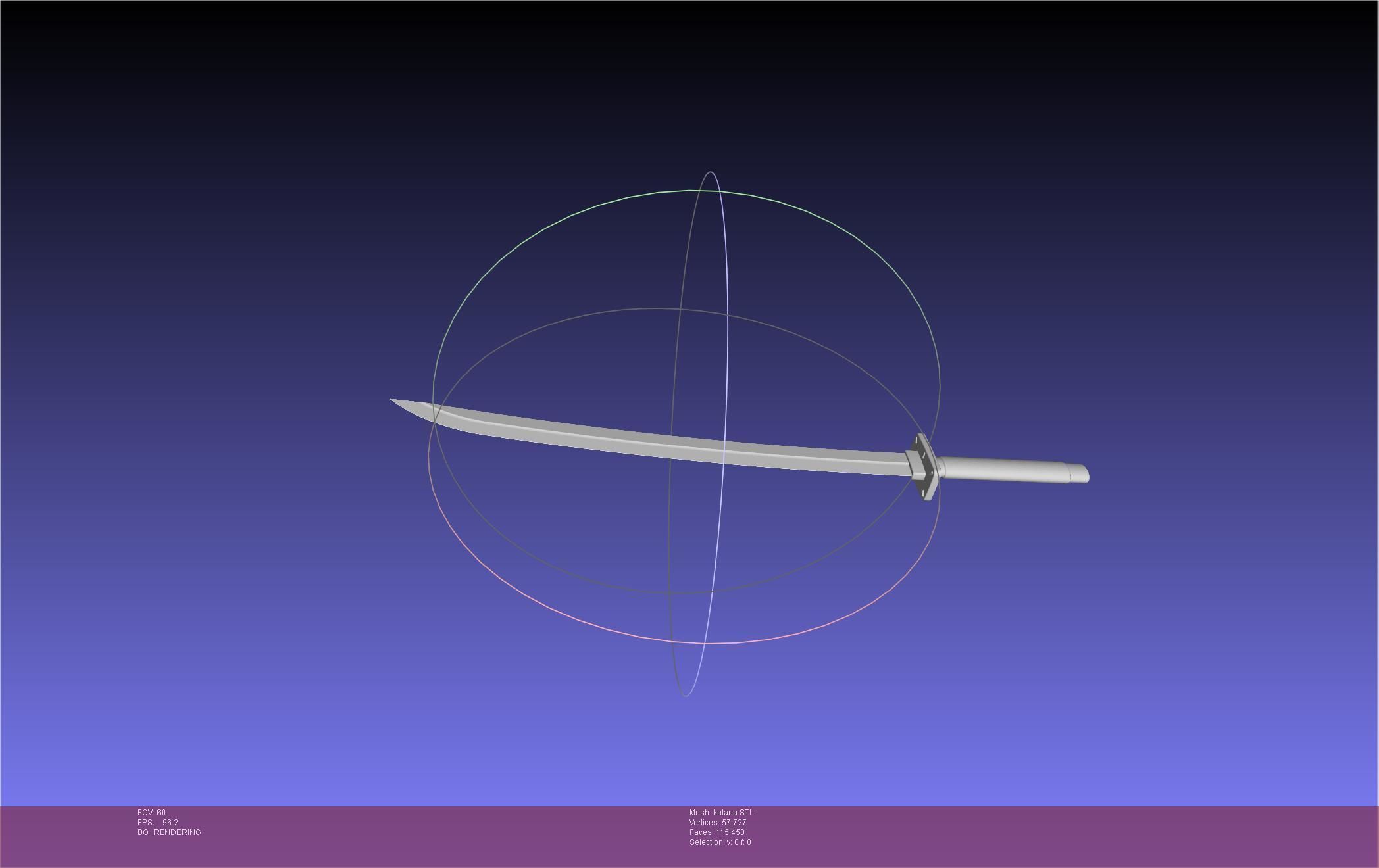 Dr Stone Katana Printable Assembly 3D print model_9