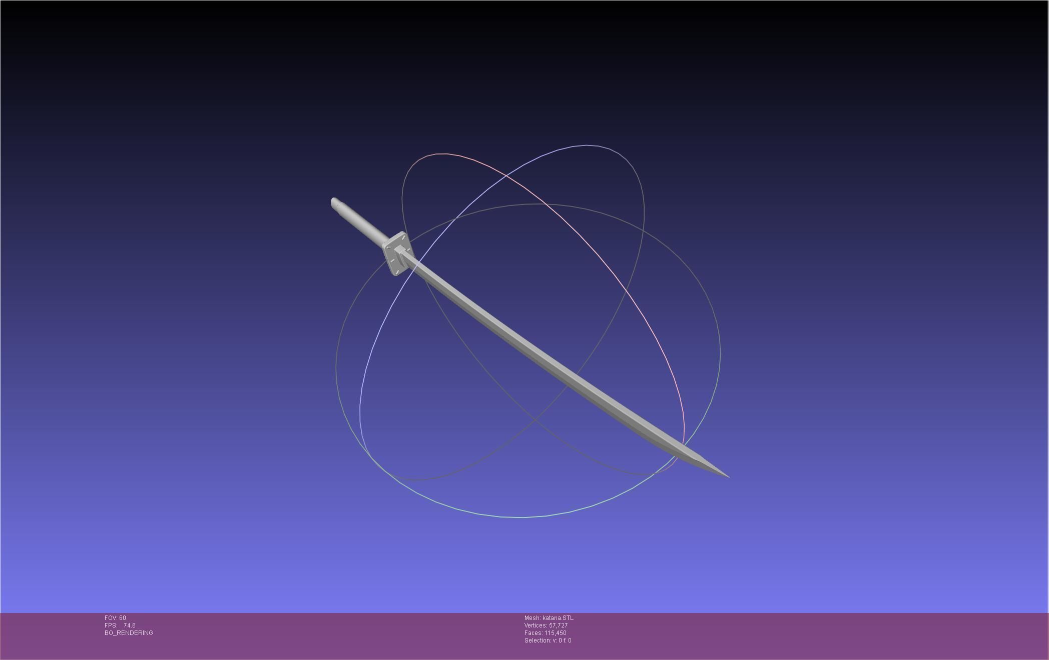 Dr Stone Katana Printable Assembly 3D print model_7