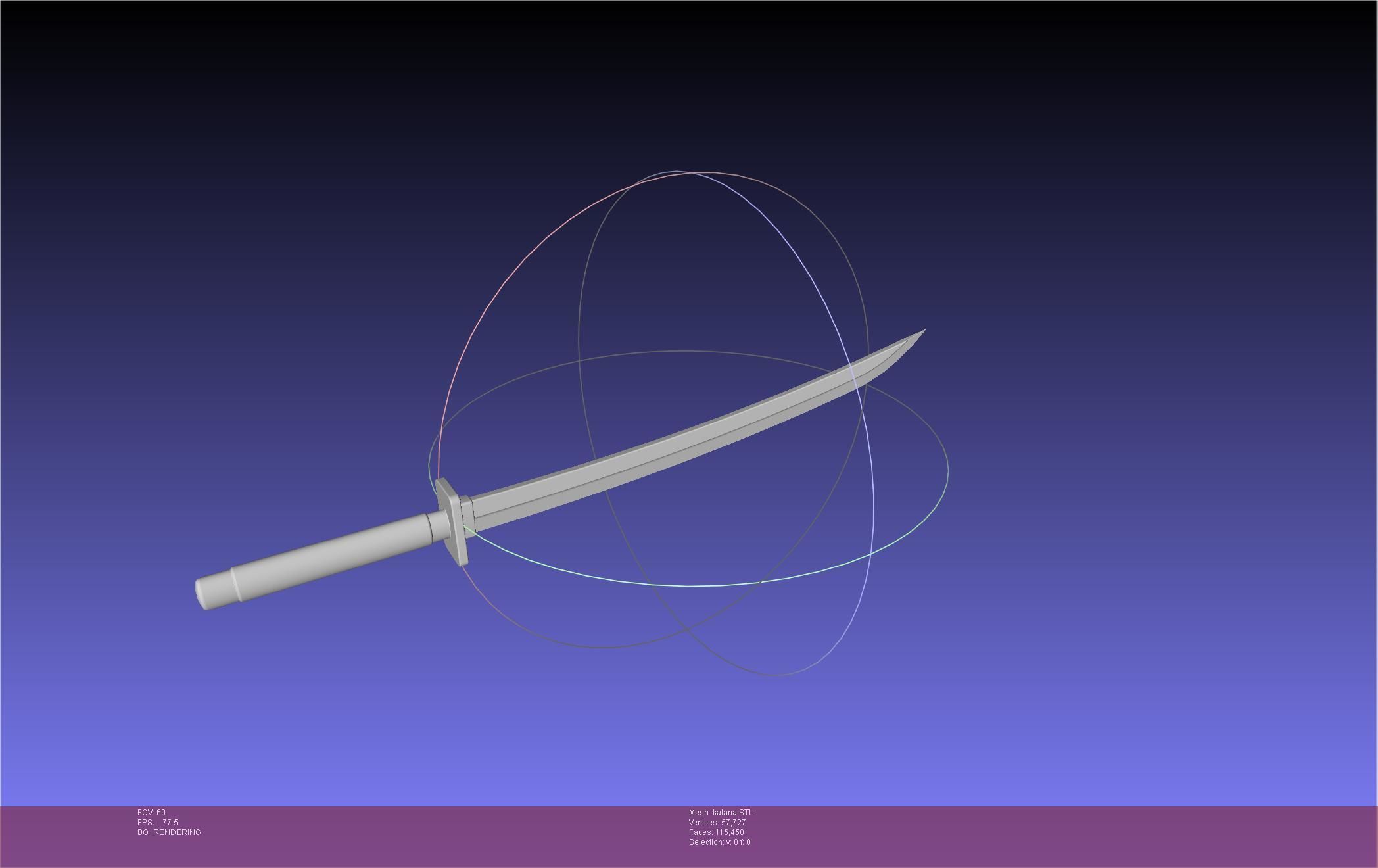 Dr Stone Katana Printable Assembly 3D print model_14