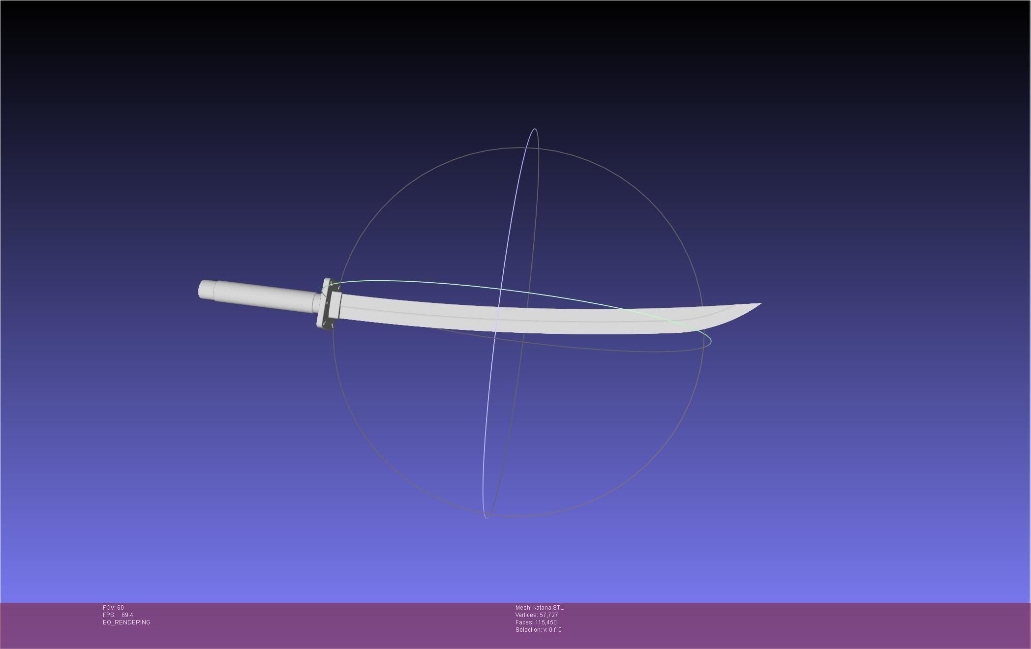 Dr Stone Katana Printable Assembly 3D print model_5
