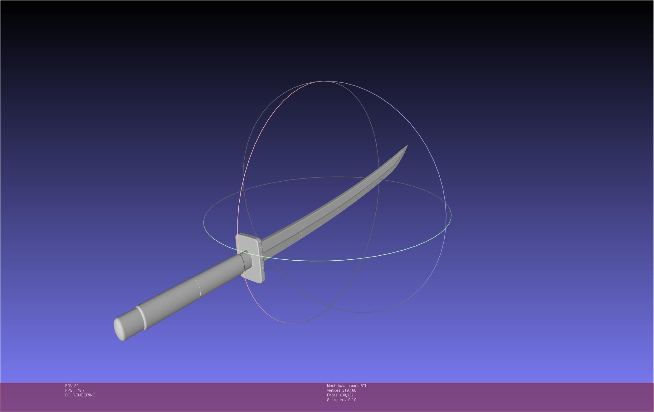Dr Stone Katana Printable Assembly 3D print model_19
