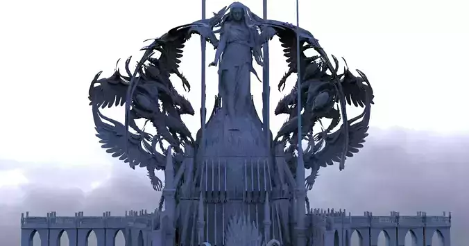 Desert ancient crusades angel Cathedral 