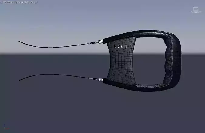 Animated Futuristic Taser Big Stun Gun 3D model