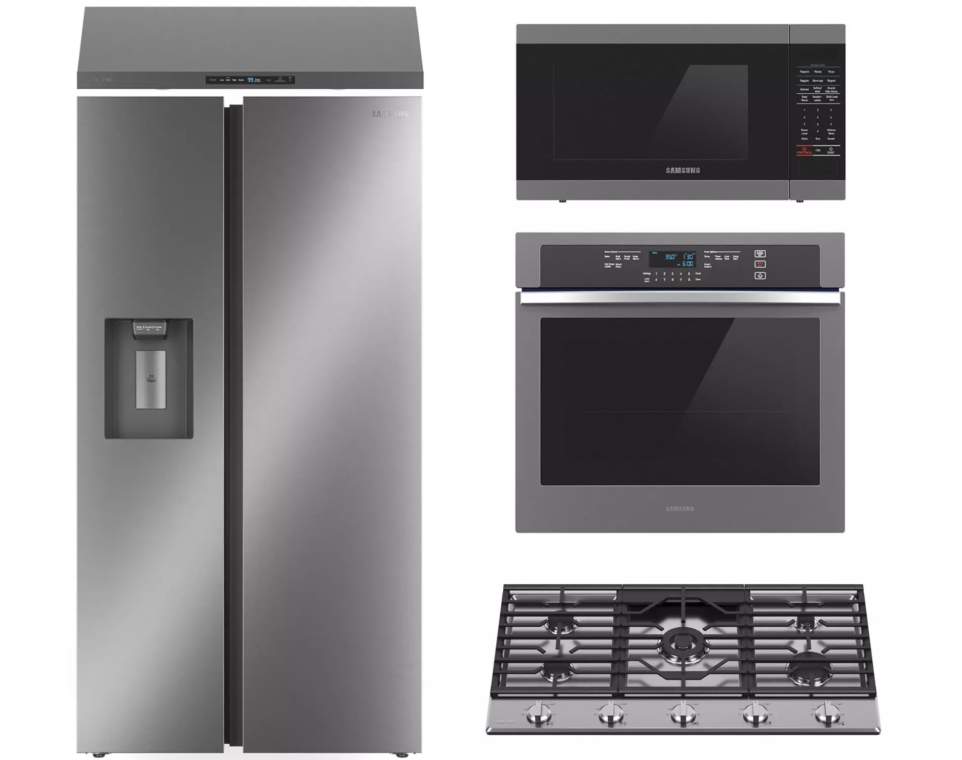 SAMSUNG kitchen appliances 3D model_0